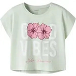 Kurzarmshirt NAME IT "NKFVILMA CAPSL CROP TOP F1 NOOS", M&auml;dchen, Gr. 122/128,...