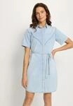 Jeanskleid LASCANA, Damen, Gr. 42, N-Gr, blau (light blau washed), Denim/Jeans,