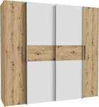 FORTE Kleiderschrank "Kalixtus, Made in Europe" B/H/T ca. 200x190x60 cm, 2