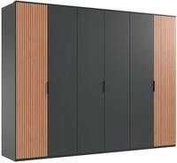 Wimex Dreht&uuml;renschrank "Tunis" inklusive Kranzleiste, T&uuml;ren in Lamellen Optik