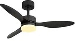 GLOBO LIGHTING Deckenleuchte "BLACKWELL", schwarz (schwarz matt), 1, &Oslash; 106cm H: