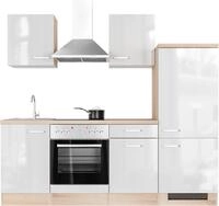Flex-Well K&uuml;chenzeile "Florenz" wahlweise mit E-Ger&auml;ten, Gesamtbreite 220 cm