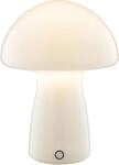 BRILLIANT LED Tischleuchte "Erik", wei&szlig;, 1, &Oslash; 16cm H: 22,2cm, 1 Stk.,...