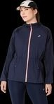 Asics Laufjacke "ROAD PACKABLE JACKET" mit Kapuze &Uuml;bergangsjacke, winddicht,
