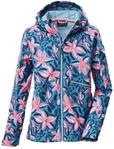 Softshelljacke KILLTEC "KOS 154 GRLS SFTSHLL JCKT", M&auml;dchen, Gr. 152, blau,