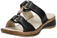 Pantolette ARA "Ara Pantoletten Glattleder", Damen, Gr. 38, schwarz, Glattleder,