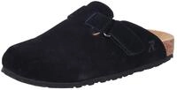 Clog RIEKER, Damen, Gr. 36, schwarz, Veloursleder, unifarben, Basic, Schuhe...