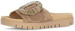 Pantolette GABOR "Pantolette", Damen, Gr. 36, braun, Schuhe Pantolette
