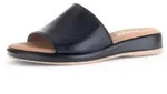 Pantolette GABOR "RHODOS", Damen, Gr. 36, schwarz, Kalbsleder, unifarben, Schuhe