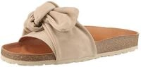 Pantolette VERBENAS "Roxy Roda", Damen, Gr. 37, beige, Veloursleder, Schuhe
