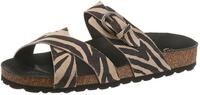 Pantolette VERBENAS "RUBI ZEBRA", Damen, Gr. 37, beige (zebraoptik),...