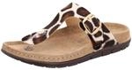 Zehentrenner ROHDE "RODIGO-D", Damen, Gr. 37, mokka, creme, Textil, Schuhe