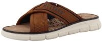 Mustang Shoes Pantolette "Emiliano" Sommerschuh, Schlupfschuh mit Logoschriftzug
