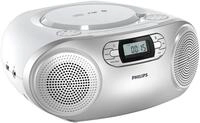 PHILIPS Boombox "TAZ2000S/10", silber, B:28,5cm H:12,5cm T:24,5cm, Radios