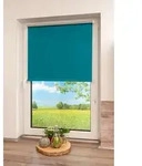 Seitenzugrollo K-HOME "Thermo Klemmfix-Rollo" Gr. 21, blau (petrol), B:50cm...