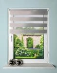 HOME WOHNIDEEN Doppelrollo "STRIPES" Lichtschutz ohne Bohren