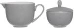 Milch- und Zuckerset RITZENHOFF & BREKER "Milchk&auml;nnchen & Zuckerdose Doppio", grau,