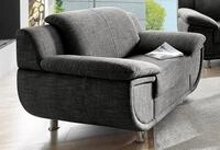 TRENDMANUFAKTUR Sessel "Rondo, Breite 121 cm, breite Armlehnen, F&uuml;&szlig;e...