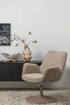 WOOOD Drehsessel "Marten mit Nova-Gewebtem Bezug h&ouml;henverstellbar B 79 x T 76 x H 91