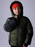 Skijacke NAME IT "NKMMOTION05 SKI JACKET FO", Jungen, Gr. 146, deep depths, Web,