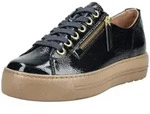 Plateausneaker PAUL GREEN "Paul Green Sneaker Leder", Damen, Gr. 38, ocean lack,