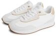 Sneaker TOMMY HILFIGER "TH RETRO RUNNER MIX", Damen, Gr. 37, ecru, rose,...