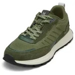 Sneaker MARC O'POLO "aus Veloursleder-Nylon-Mix", Herren, Gr. 42, mangrove,