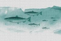 living walls Fototapete "Walls by Patel Into The Blue 2" glatt Vlies, Wand,...