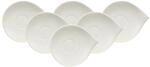 Villeroy & Boch Untertasse "Kaffeeuntertassen Flow 18 x 15 cm 6er Set wei&szlig;"