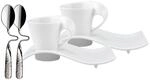 Villeroy & Boch Tasse "Espresso-Set NewWave 50 ml wei&szlig;" Sp&uuml;lmaschinengeeignet,