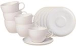 like. by Villeroy & Boch Tasse "Kaffeetassen mit Untertassen Crafted 170 ml...