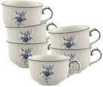 Villeroy & Boch Tasse "Teetassen Vieux Luxembourg 150 ml 6er Set wei&szlig;-blau"
