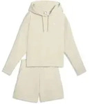 Jogginganzug PUMA "Relaxed Kurzer Trainingsanzug mit Kapuze Damen", Damen, Gr....