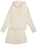 Jogginganzug PUMA "Relaxed Kurzer Trainingsanzug mit Kapuze Damen", Damen, Gr. S,