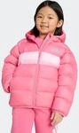 Steppjacke ADIDAS SPORTSWEAR "KUNSTDAUNEN KINDER", Jungen, Gr. 116, transparent (pink