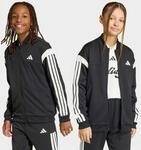 Trainingsjacke ADIDAS SPORTSWEAR "J HOT TTOP", M&auml;dchen, Gr. 176, schwarz,...