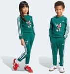 T-Shirt & Shorts ADIDAS ORIGINALS "CREW SET", M&auml;dchen, Gr. 116, collegiate...