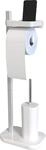 WC-Garnitur BISCHOF "Stena", wei&szlig;, B:25cm H:73cm L:16cm, Aluminium, Kunststoff,