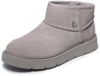 Winterboots SKECHERS "KEEPSAKES COZY-COZY MINI", Damen, Gr. 35, taupe,...