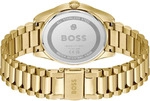 Quarzuhr BOSS "CHESWICK", goldfarben, schwarz, Armbanduhren, Herren, Quarzuhr,