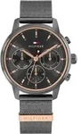 Multifunktionsuhr TOMMY HILFIGER "BLAKE", anthrazit, anthrazit, Armbanduhren,...