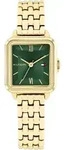 Quarzuhr TOMMY HILFIGER "MIA", gold (goldfarben, dunkelgr&uuml;n), Armbanduhren, Damen,