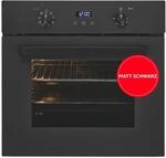 exquisit Einbaubackofen "EBE367-H-120 mattschwarz" Hei&szlig;luft & dreifach...