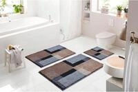 Badematte GRUND Gr. 2, grau (taupe), rechteckig (60cm x 100cm ), 1 Stk.,...