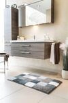 Badematte GRUND Gr. 5, grau (taupe), rechteckig (80cm x 140cm ), 1 Stk., Badematten,