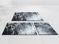 Badematte GRUND Gr. 3, grau, rechteckig (70cm x 120cm ), 1 Stk., Badematten,