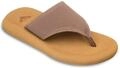 Sandale ROXY "Samolo", Damen, Gr. 10 (41), braun (braunie), Obermaterial: 98%