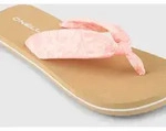 Zehentrenner O'NEILL "DITSY SUN SANDALS", Damen, Gr. 38, peach island sky, Synthetik,