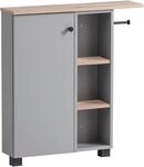 welltime Mehrzweckschrank "Lugo, Breite 70 cm" Holzdekor mit f&uuml;hlbarer Struktur,