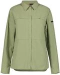 Blusenshirt ICEPEAK "Icepeak Bluse Antibes", Damen, Gr. 36, hellgr&uuml;n, Stoff, 100%